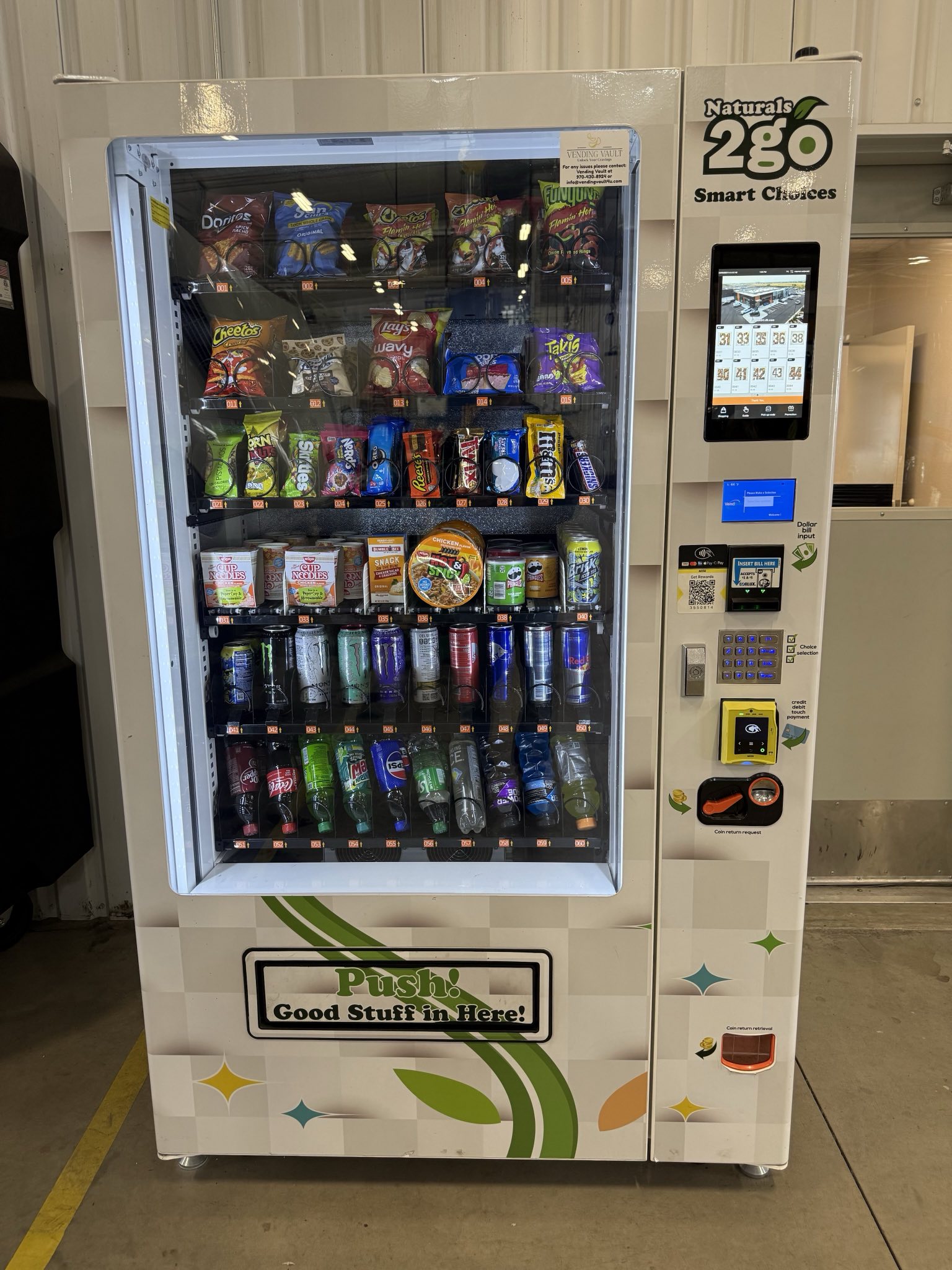 Vending machine location