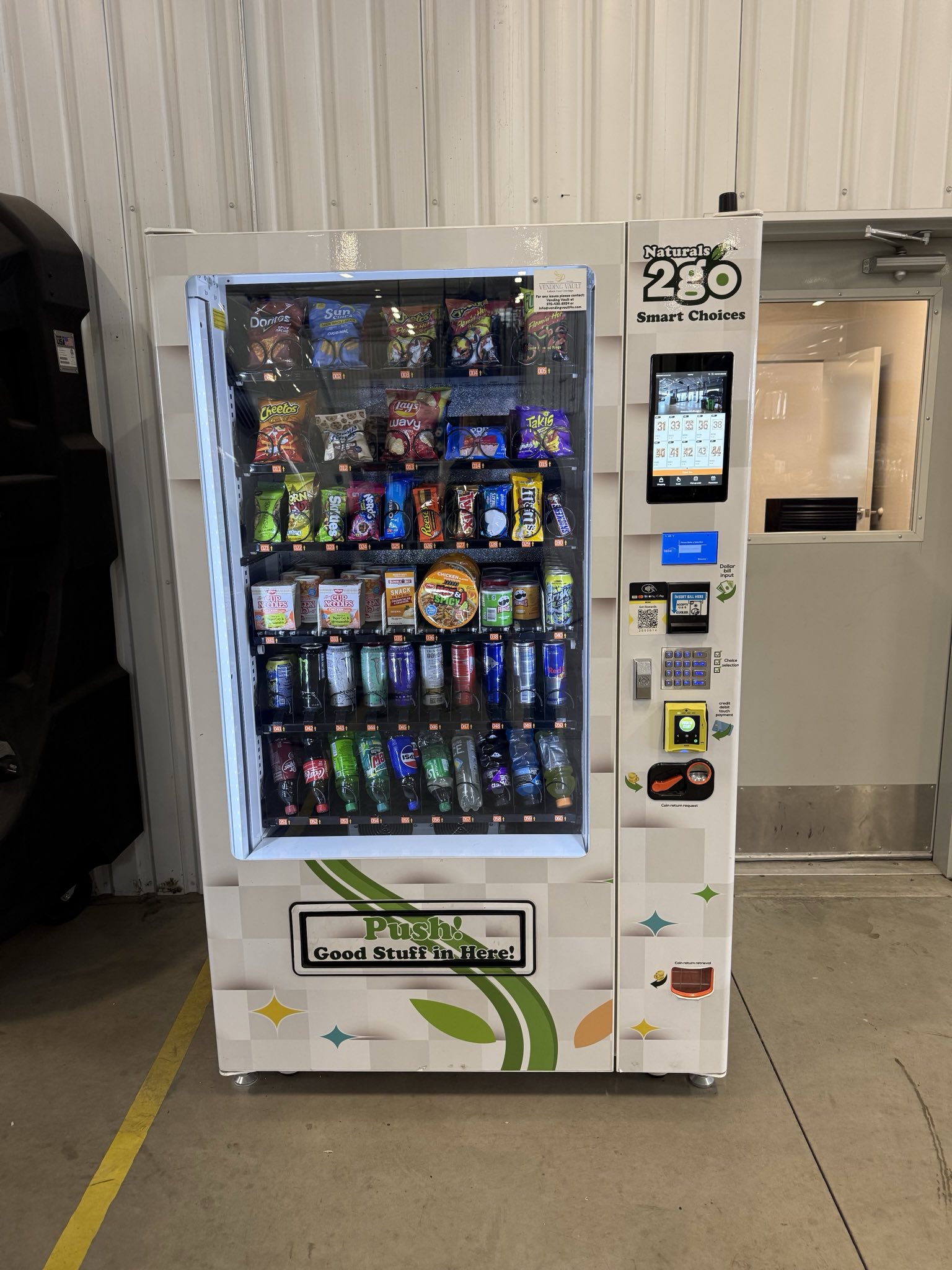 Vending machine installation